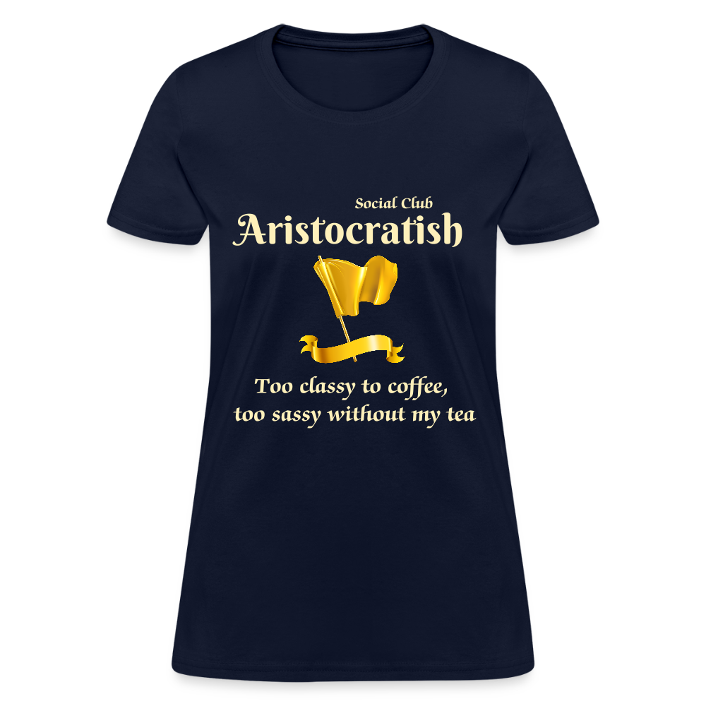 Aristocratish Social Club: Too Classy to Coffee - navy